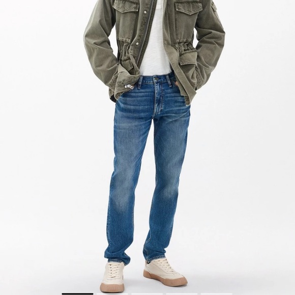 Rag & Bone Fit 2 Slim Fit JeanAuthentic Stretch in Jared Men Sz 36 Straight Leg